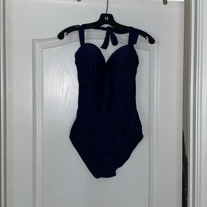 Navy blue swimsuit size XXL